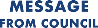 Message from Council