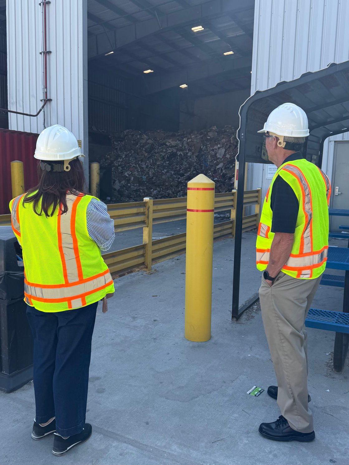 Tour at Waste Management