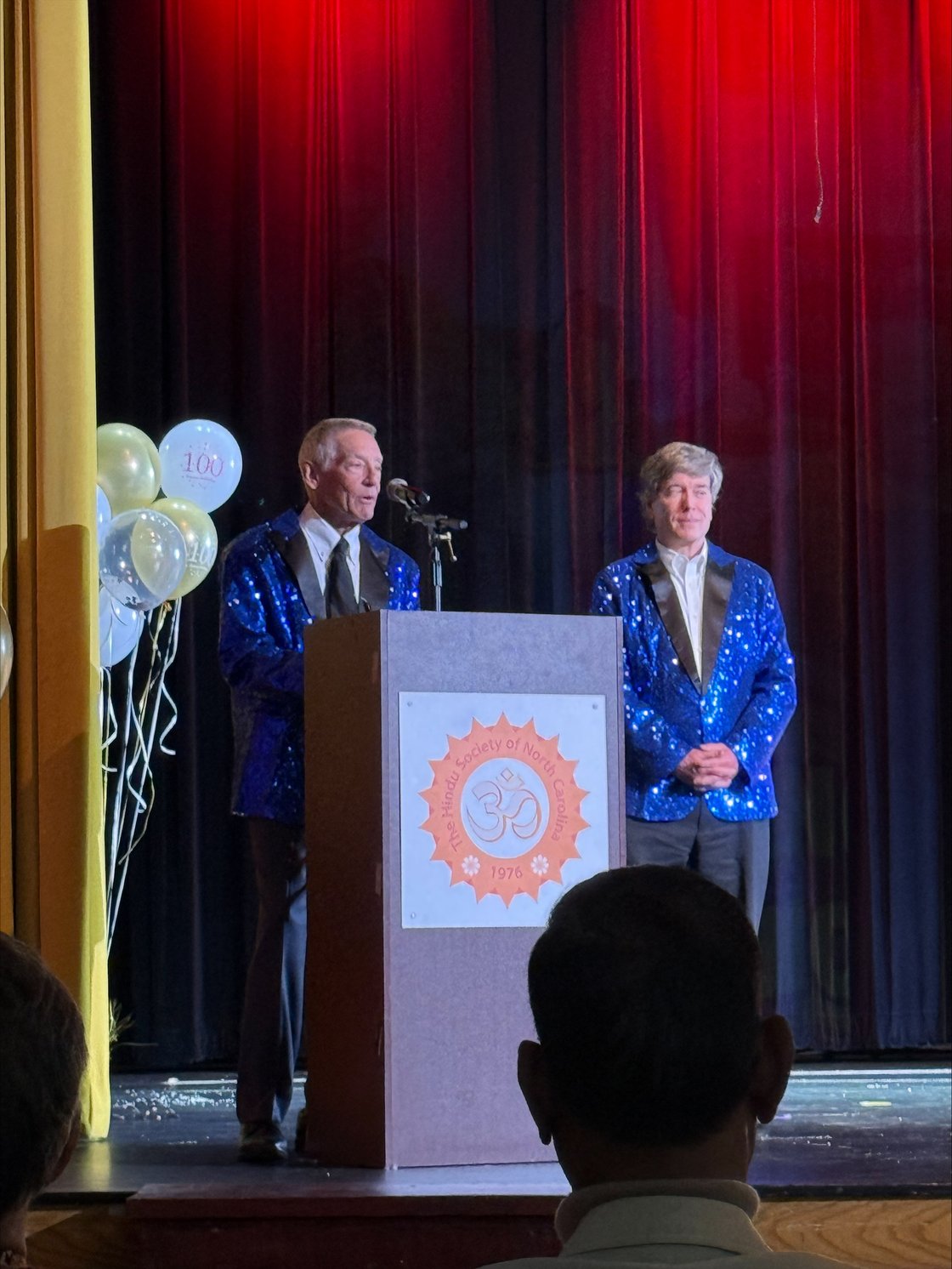 Mayor speaking at event